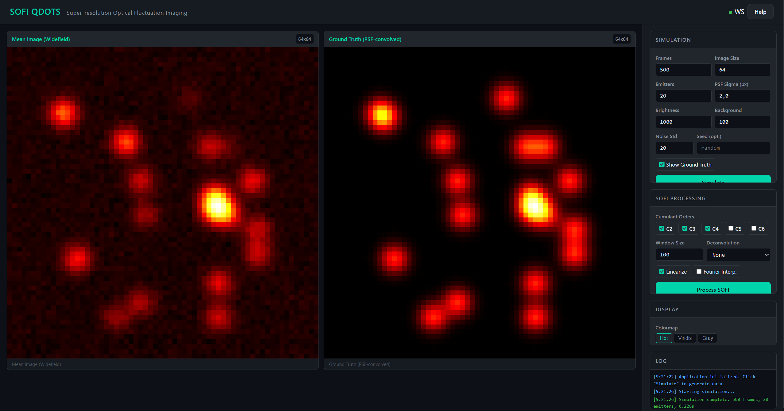SOFI — Quantum dot simulation interface